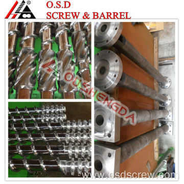 Super-hard bimetallic extruder single screw barrel for HDPE/LDPE/LLDPE blown film molding machine/China extruder single screw
